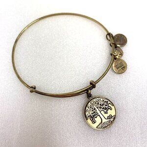 Alex and Ani Gold Tree of Life Charm Bracelet - Expands 2"- 3.5" 2014
